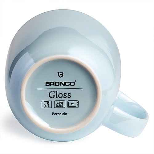 НАБОР КРУЖЕК BRONCO, GLOSS, 2 ШТ. 400 МЛ МИКС