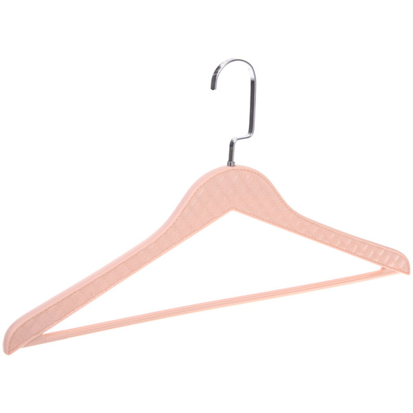 Плечики для одежды 2шт "ФРАТТО", цвет пудровый, 44*24см (Лейбл Селфи)