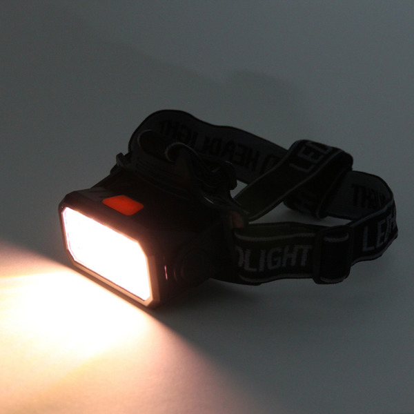Фонарь налобный 6 режимов, 15LED, аккумуляторная батарея 800mAh USB 5115