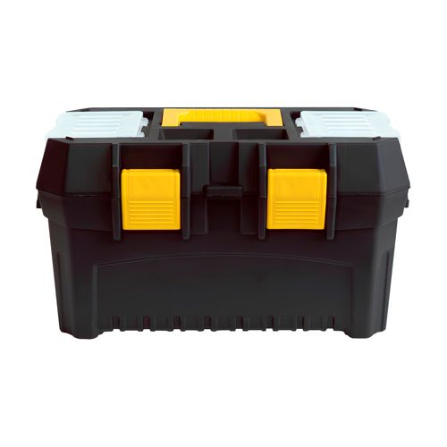 Ящик для инструментов Saturn 16.5, 420х250х230 мм, с органайзером и вставкой, черный