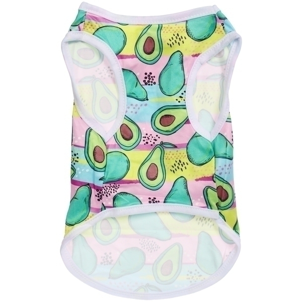 Майка для собак мелких пород "БРО на стиле", авокадо, размер S (длина спинки 26см, объем груди 32см, от 2 до 4кг)