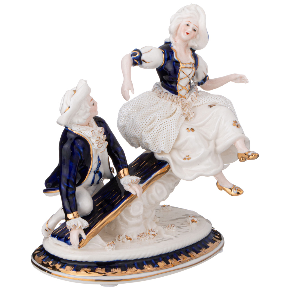 СТАТУЭТКА LEFARD BLAU WEISS "ВЛЮБЛЕННАЯ ПАРА" 15,5*12*16,5 СМ (КОР=12ШТ.)