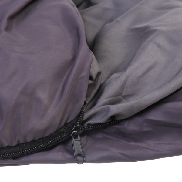 Спальник одеяло с капюшоном 220*85см 2000гр серо-синий +0С