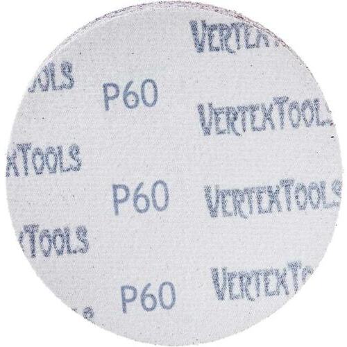 Круг абразивный под липучку 125 мм р60, vertextools 12800-125-60