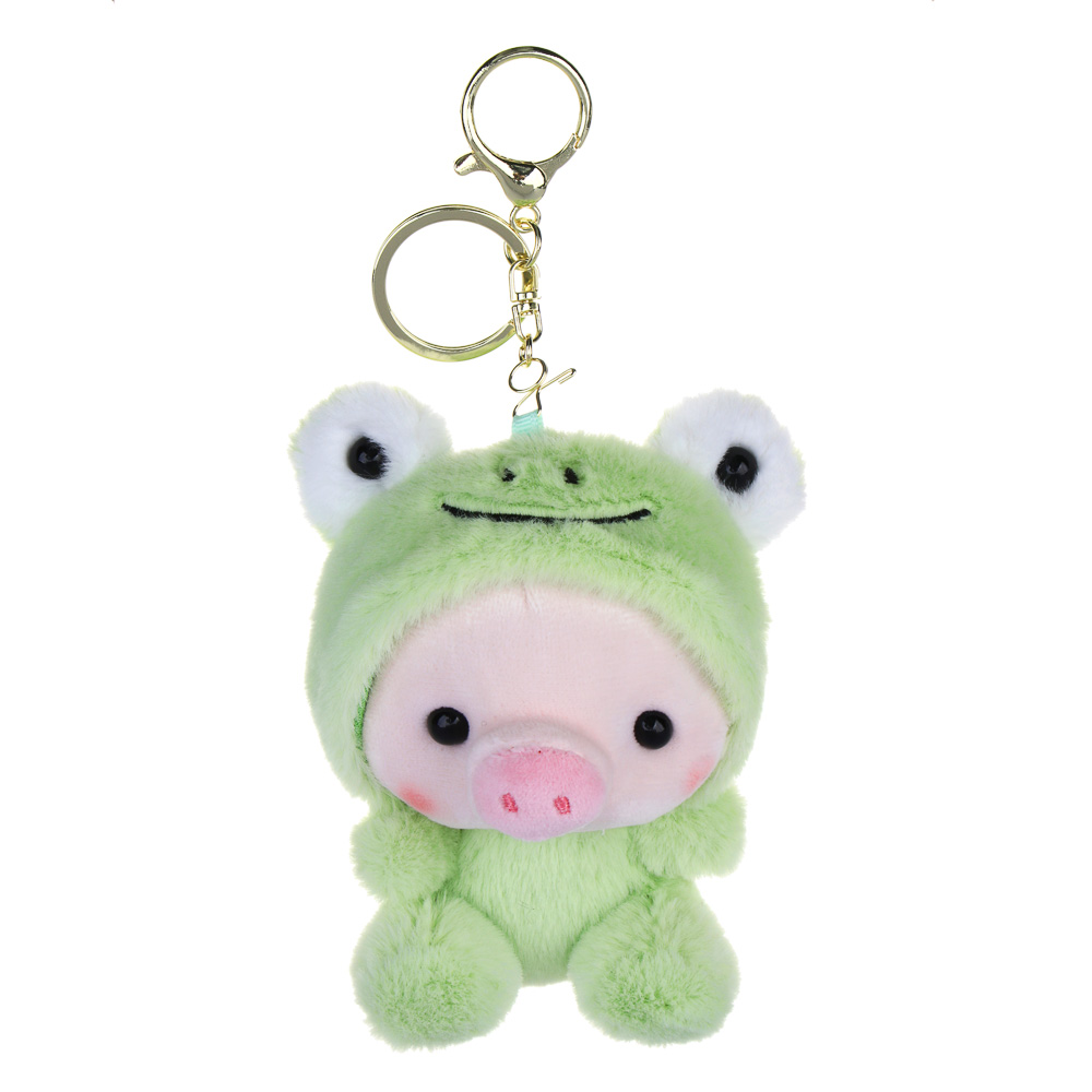 ИГРОЛЕНД Игрушка мягкая "Милые зверюшки" на подвесе, 12 см, полиэстер 4 диз.