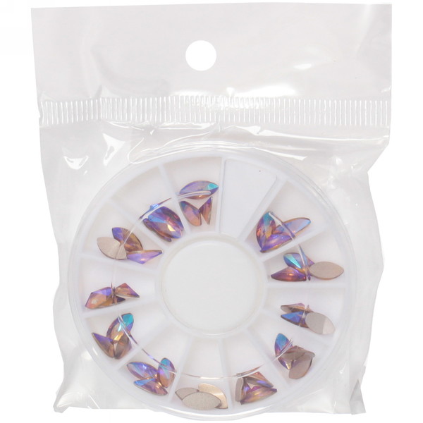 Украшение для нейл-арта "VivA Manicur- Капельки", прозрачные, в пакете, 7*7 см