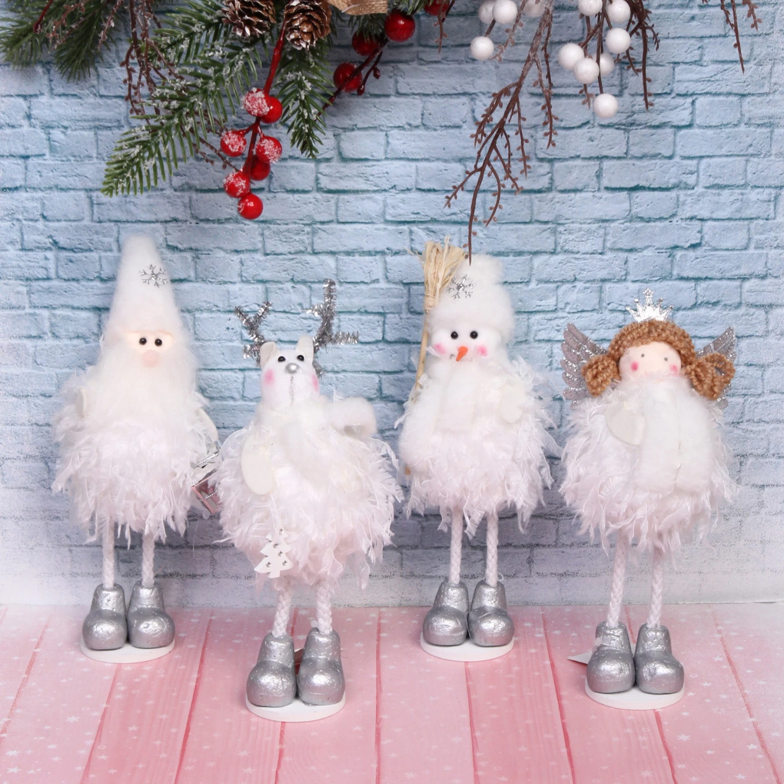 Фигурка новогодняя "Новогоднее волшебство" 20 см, белый