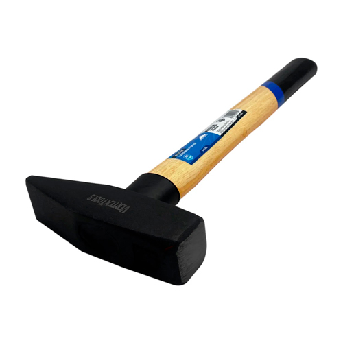 Молоток слесарный, 300 г, квадратный боек, деревянная рукоятка, vertextools 10-15-300