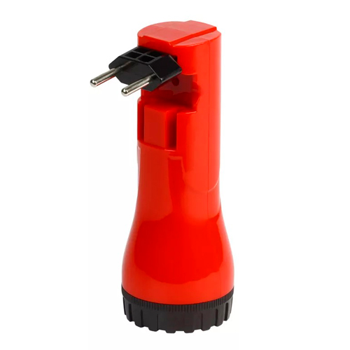 Фонарь аккумуляторный 4LED Smartbuy светодиодн. , с прямой зарядкой от сети, красный, 2 реж SBF-93-R, 1/160