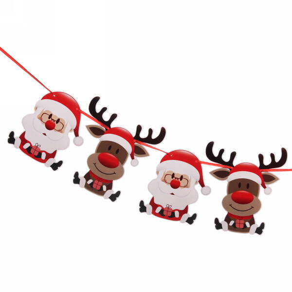Гирлянда новогодняя 3 м "Дед Мороз и лось"