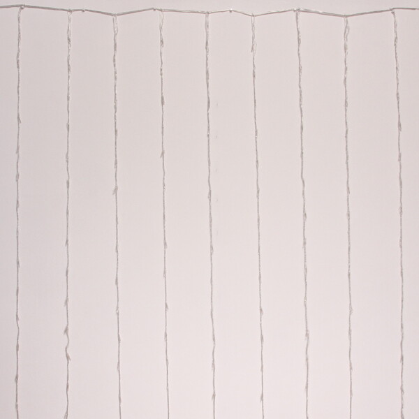 Гирлянда для дома ЗАНАВЕС "Водопад" ш3,0* в2,5 м 360 ламп LED, прозрач.пров, 8 реж, IP-20, Теплый белый (возможность соединения)