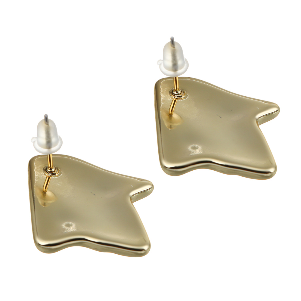 Серьги, бижутерия, сплав, пластик, БЖ-50