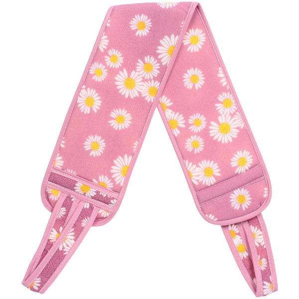 Мочалка для тела "Premium - Toskana", цвет сиреневый, 76*60*9см (ZIP пакет)