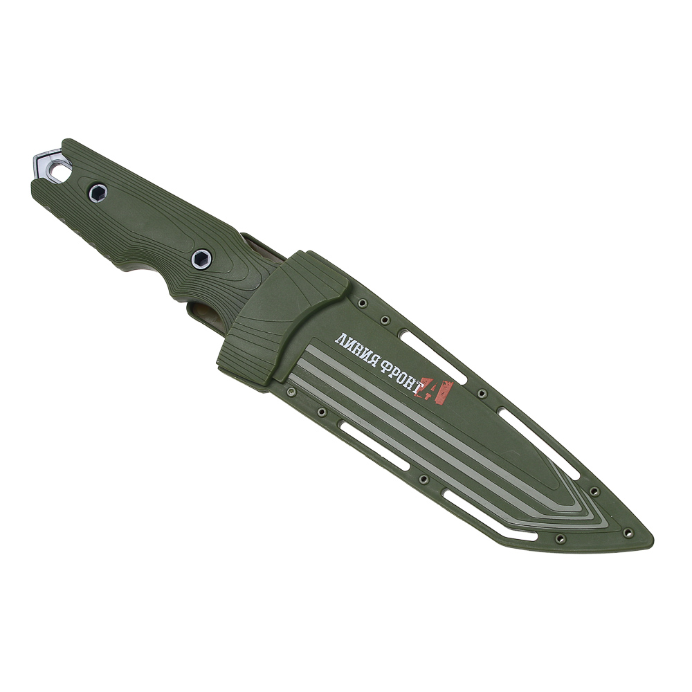  Нож в ножнах ИГРОЛЕНД, ABS, 16х34х3см