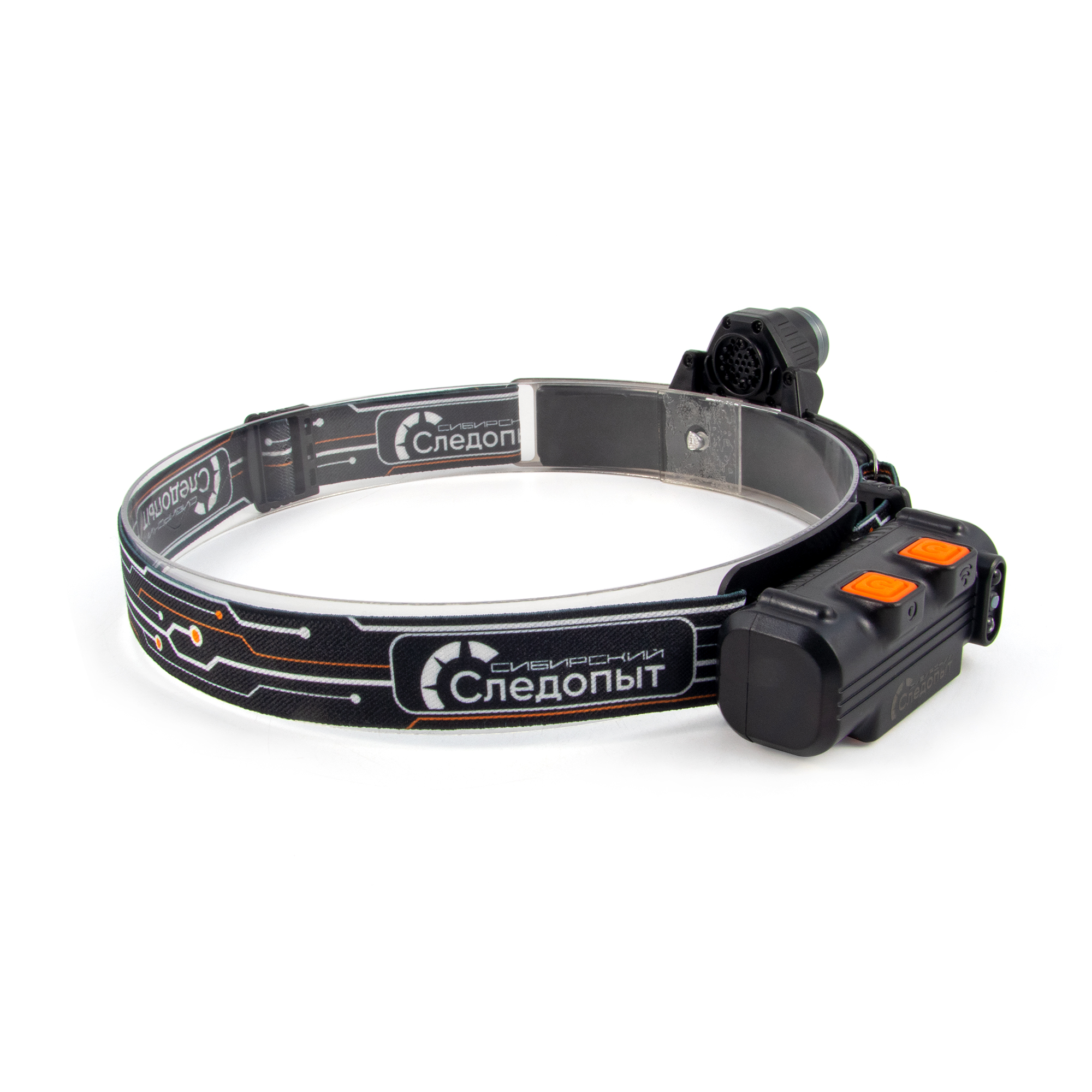 Фонарь налобный "СИБИРСКИЙ СЛЕДОПЫТ-FLOODLIGHT", 1 LED+1 COB, аккум. 220В/100/