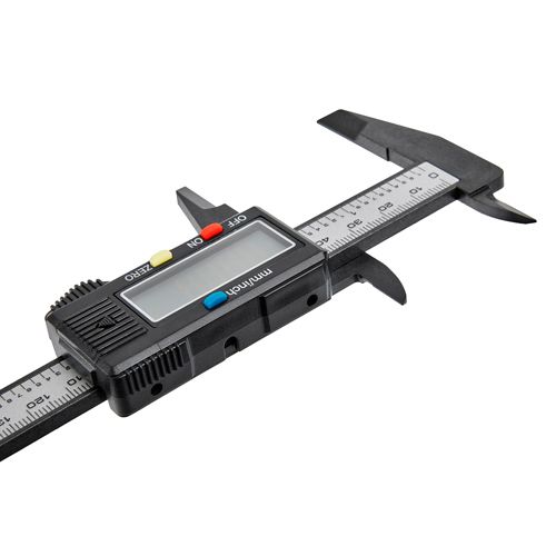 Штангенциркуль электронный, пластиковые губки, 0-150 мм, точность 0,1 мм, 0,1 кг, 1хLR44, ELITECH