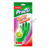 Перчатки резиновые (1 пара,с аром.зеленого яблока) р.M PACLAN PRACTI SUPER COMFORT
