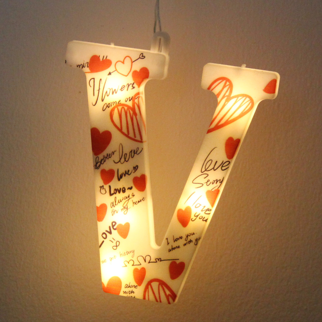 Гирлянда для дома БАХРОМА "LOVE" ш2,5м* в0,45/0,65м 90 ламп LED, прозрачн.пров, 8 режимов, IP-20, Теплый белый (возможность соединения)
