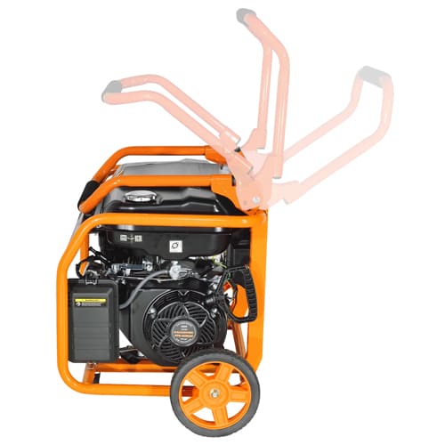 Генератор CARVER PPG- 3600АM бензиновый LT-168F-1, 2,5/2, 8 кВт, 220В, бак 15 л, колеса