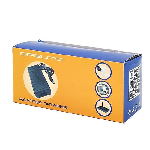 Адаптер питания Орбита OT-APB70, 12 B, 3000 mA, 5.5 мм, 1.2м