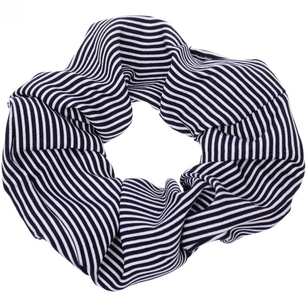 Резинка для волос "Collection School", принт полоска, микс 6 цветов, d-10см