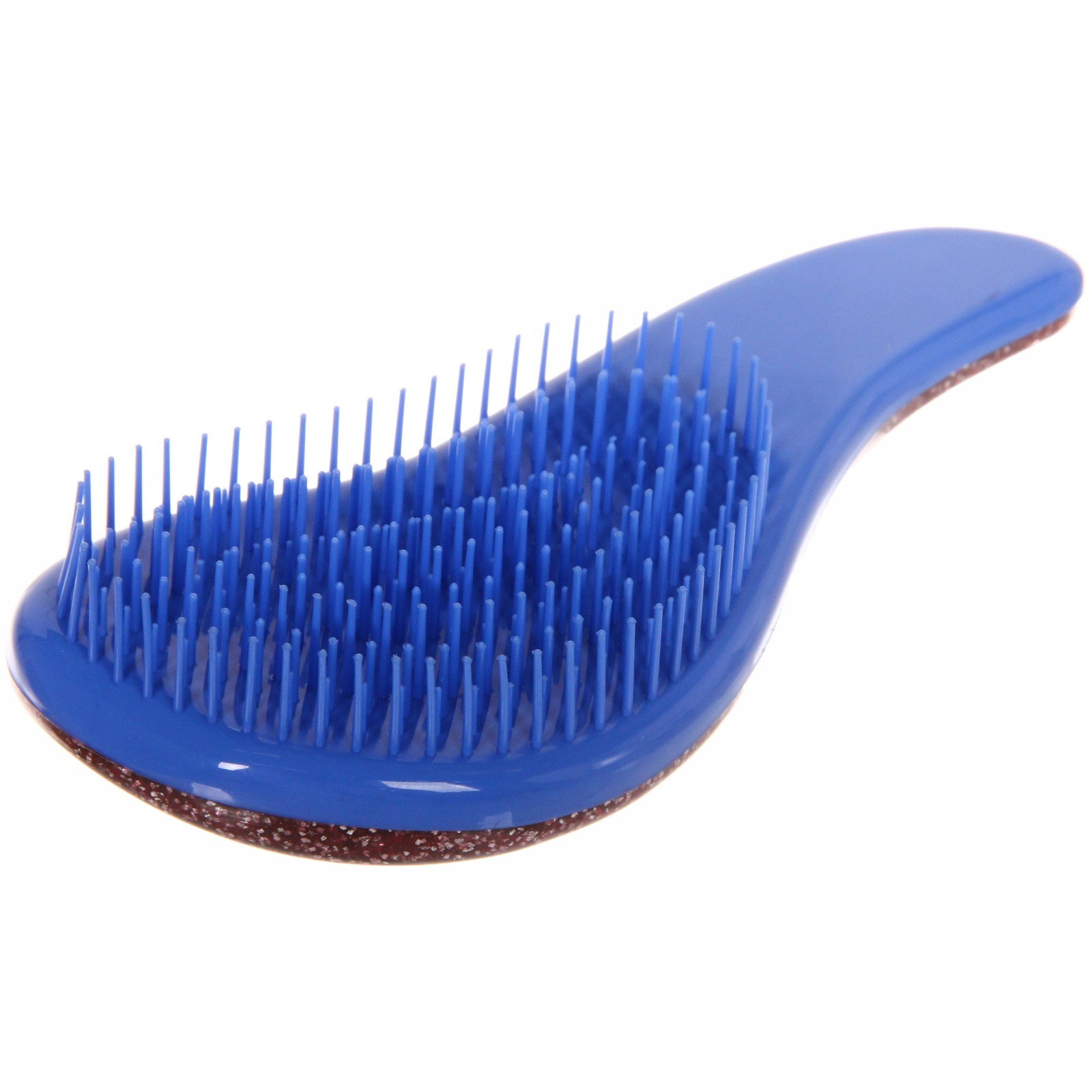 Расческа массажная "Компактная-блекс", цвет шоколад, 15см (в коробке)