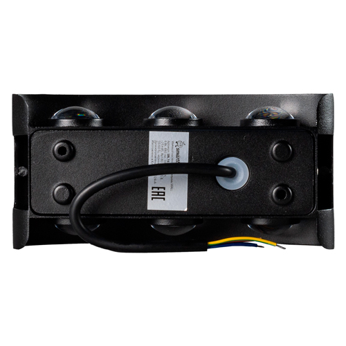 Уличный светодиодный настенный светильник WALL 6*1Вт Smartbuy 3000К IP65 230В черный (SBL16894)