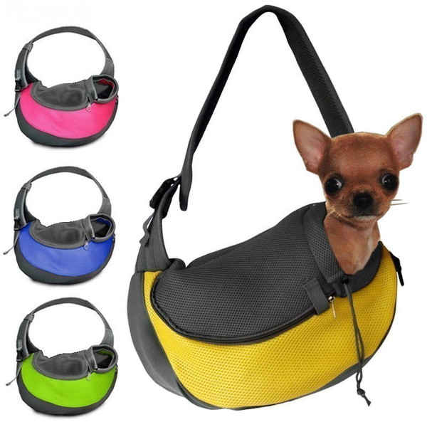 Сумка - переноска для животных через плечо "ЛЮБИМЫЙ БРО, цвет синий, 45*13см (Лейбл)