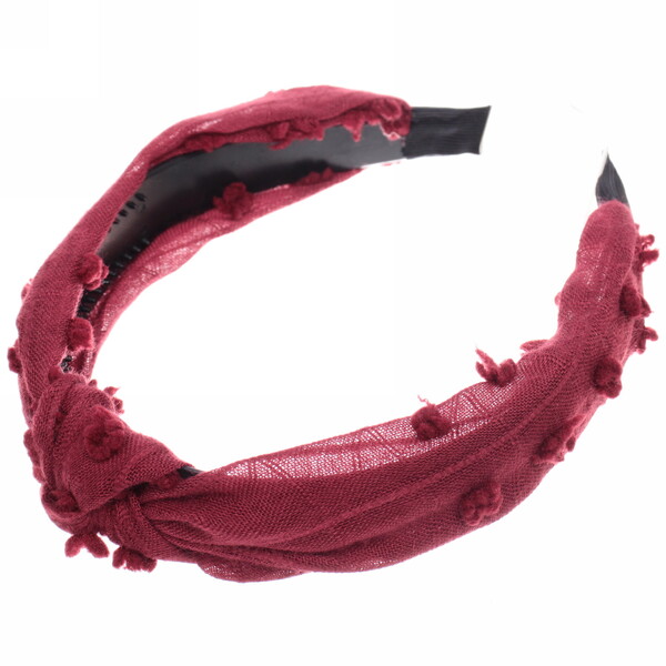 Ободок для волос "Krasa - Trend", ширина 2,8см, микс 6 цветов 