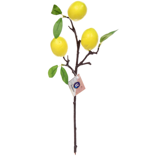 Муляж "Ветка лимонов" 40см