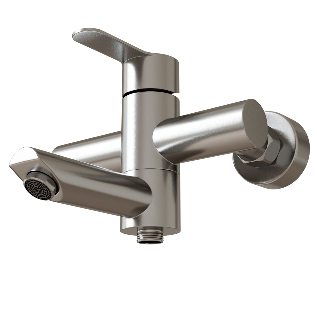 Смеситель для ванны 35k MIXLINE MLSS32-01 "Stainless" нерж.