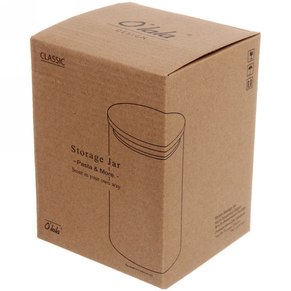 Банка для продуктов стеклянная 950мл "O'lala"