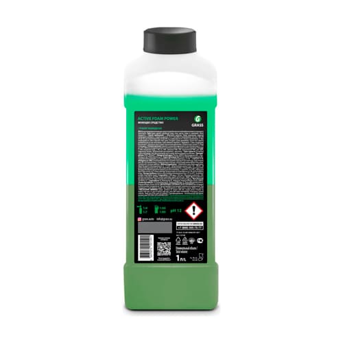 Автошампунь ГраСС для бесконтактной мойки 1л "Active Foam Power" (1/12)