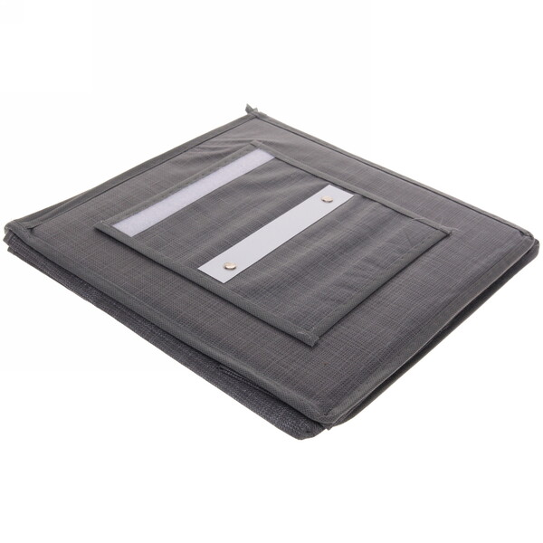 Кофр - органайзер подвесной "ФЛЭТ", цвет темно - серый, 3 отделения, 30*30*60см