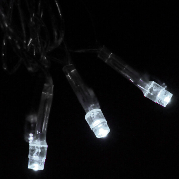 Гирлянда для дома  5,5м 50 ламп LED прозрач.пров.,8 реж, IP-20, Белый