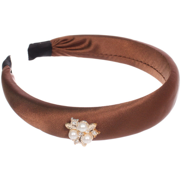 Ободок для волос "МАРЦИПАН", парли, ширина 2,8см, микс 6 цветов ( в пакете с подвесом)