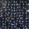 Гирлянда Занавес-ВОДОПАД светодиодный 480 LED 2,0*2,0м прозр, теплый белый, 8 режимов