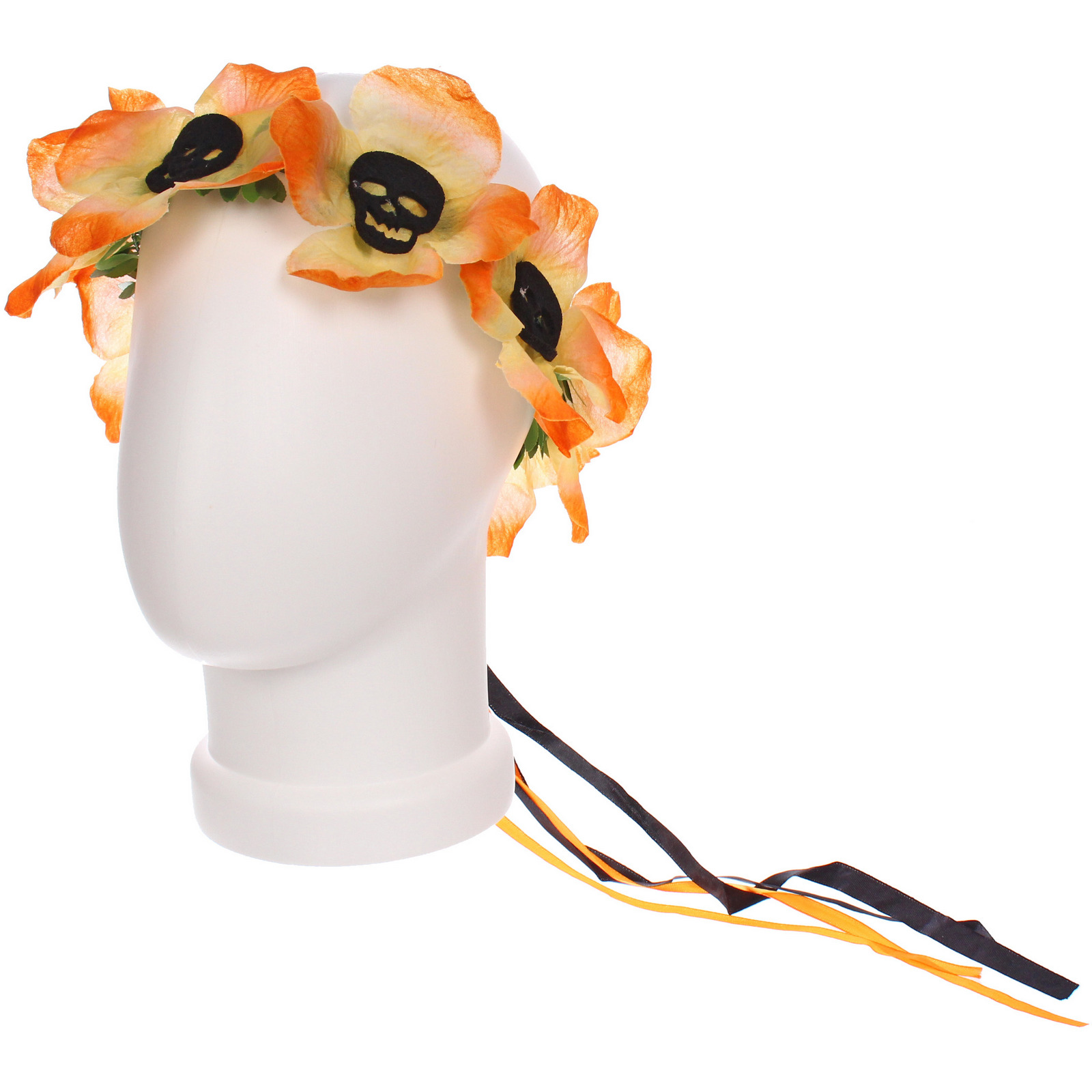 Ободок для волос карнавальный "Helloween - Цветы", микс