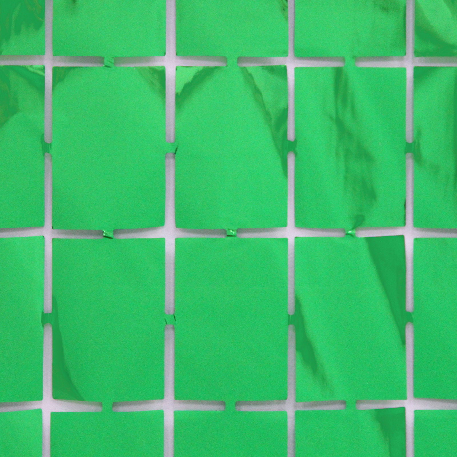 Занавес фольгированный "Прямоугольник" ш1м, в2м (глянец), изумруд