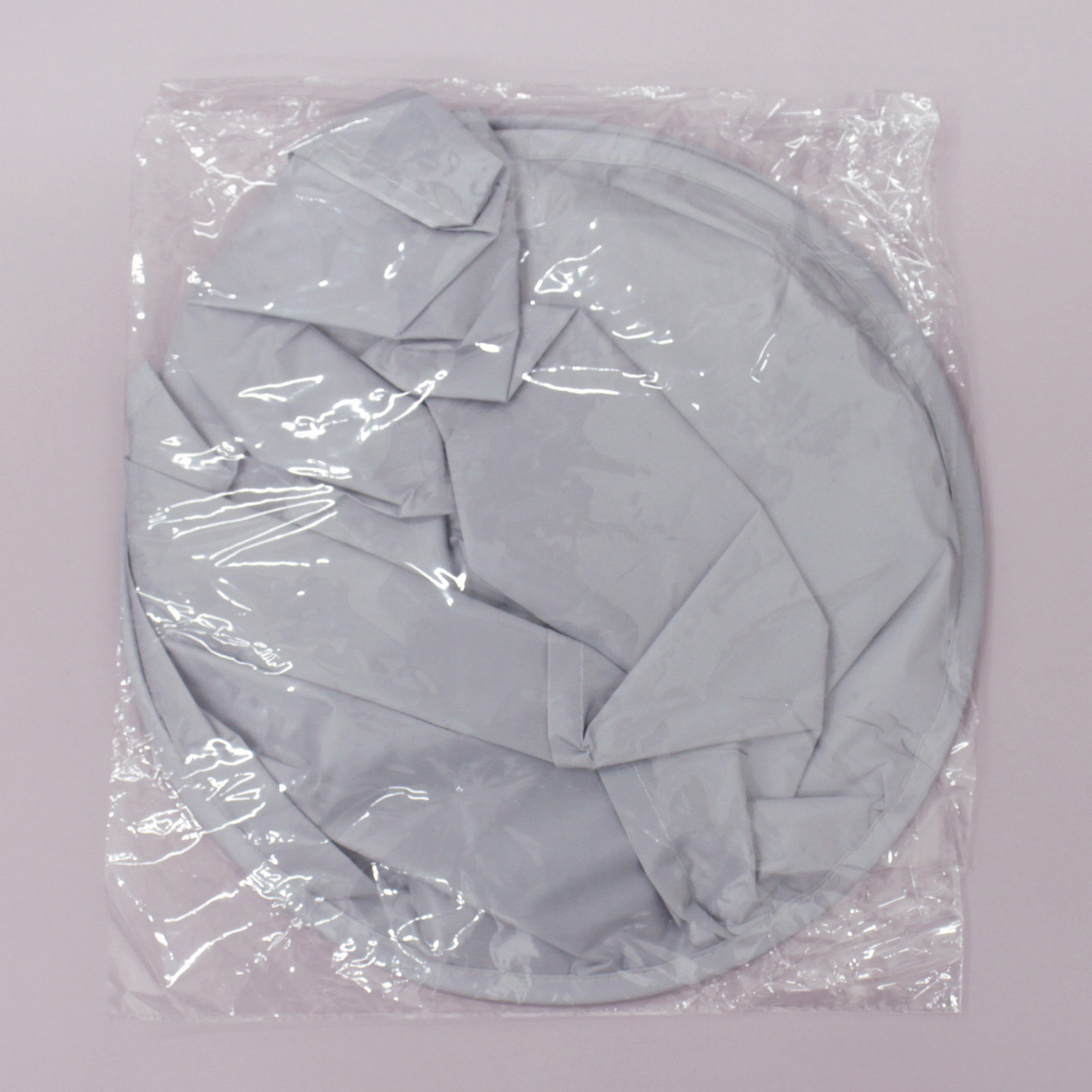 Пеньюар - накидка парикмахерский "Barber SALON", круглый, цвет серебро, d-60см