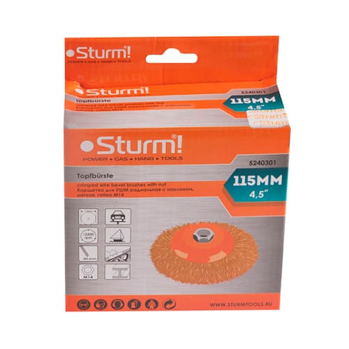 Корщетка-насадка для УШМ STURM 5240301