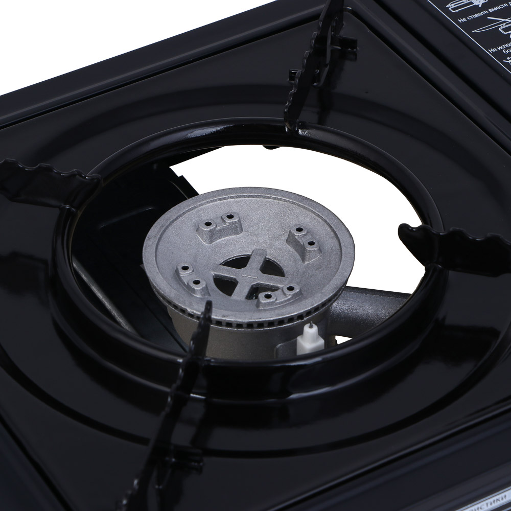 РОКОТ Плитка газовая к бал. с цанговым захватом портатив., в кейсе, 32,2х27,1х7,5см, металл, пластик