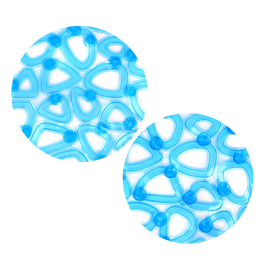 Коврик в ванну VETTA, противоскользящий, ПВХ, 67х37см, Камни, 007