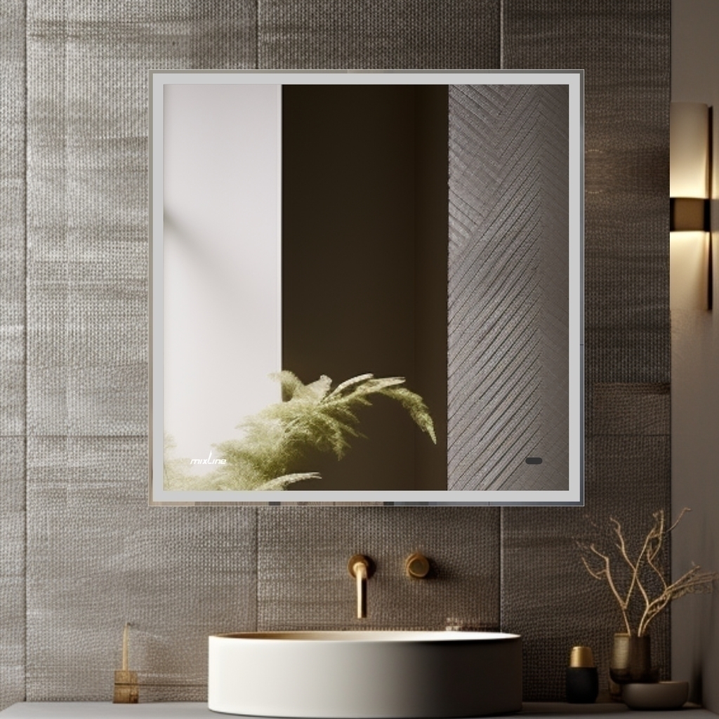 Зеркало MIXLINE, Велес-2, 700*800, ШВ бесконтактный сенсор, светодиод. подсветка + подогрев НОВИНКА