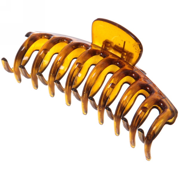 Заколка-краб для волос на блистере "Diana Collection - Liza", микс 6 цветов, 11*5см