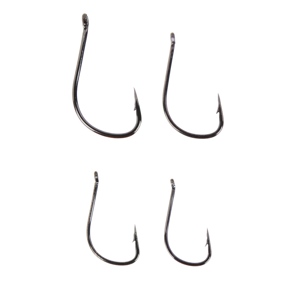 AZOR FISHING Набор крючков 10шт, карась, карп, №6,8,10,12, высокоуглеродистая сталь, черный никель, 1/