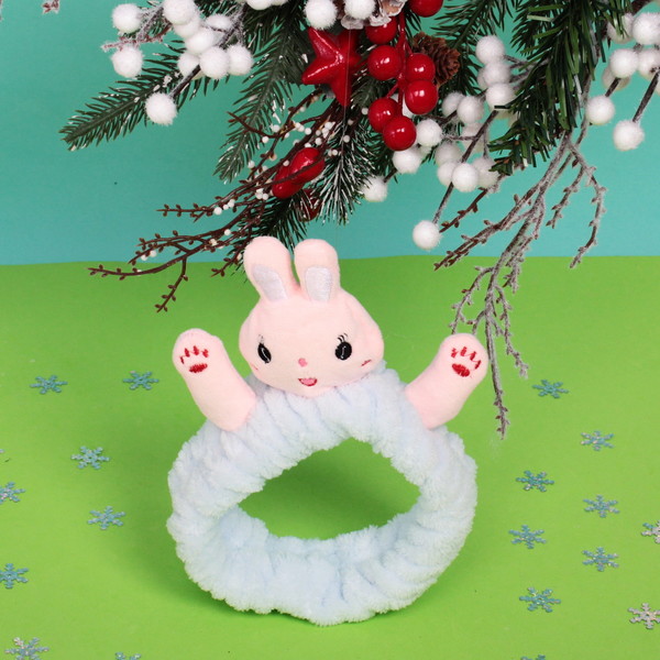 Повязка на голову "Кокетка - Bunny Kika", микс 4 цвета, 6*20 см