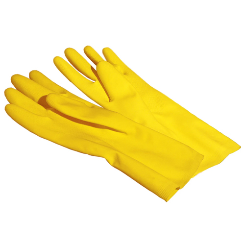 Перчатки резиновые хозяйственные Центи/Азур р.M YORK (12/144)
