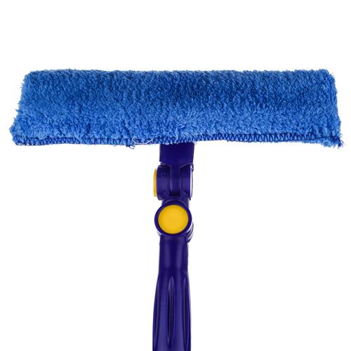 Окномойка телескопическая ручка 120см, резинка 25см, насадка микрофибра, 1/72