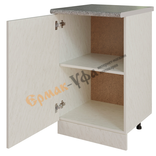 Стол разделочный 50 ЛДСП, белый мрамор, 1/1